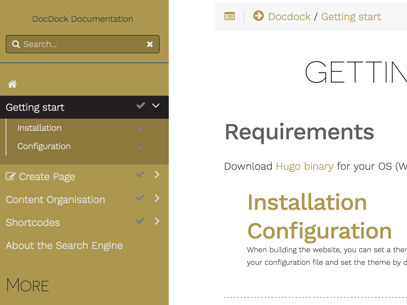gold docdock